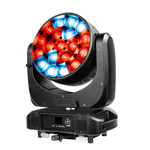 19pcs 40W Bee Eye RGBW Zoom Wash Pixel Luz principal móvil FD-LM1940B