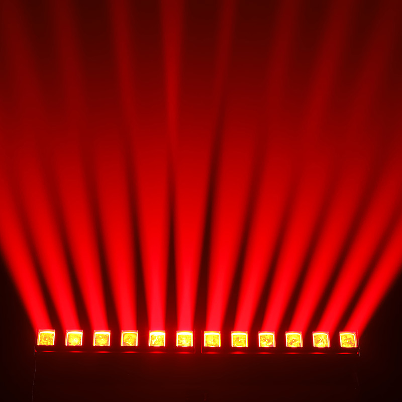 12pcs 40W 4in1 LED Haz de luces con efecto Zoom FD-BP1240