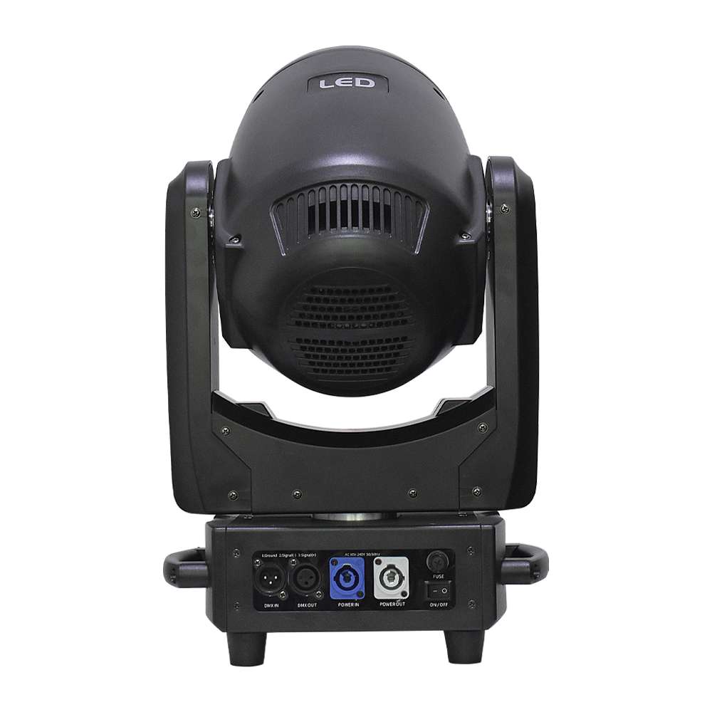 Haz de luz de cabeza móvil de 300 W con luz de escenario de disco de DJ de círculo LED FD-LM300