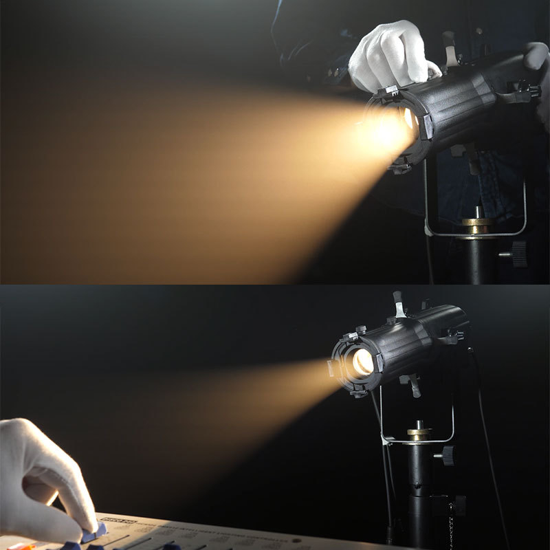 Mini foco de perfil de estudio LED con zoom de 60 W para museo FD-PZ113
